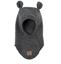 Mikk-Line wool fullface w/ears - Anthracite Melange